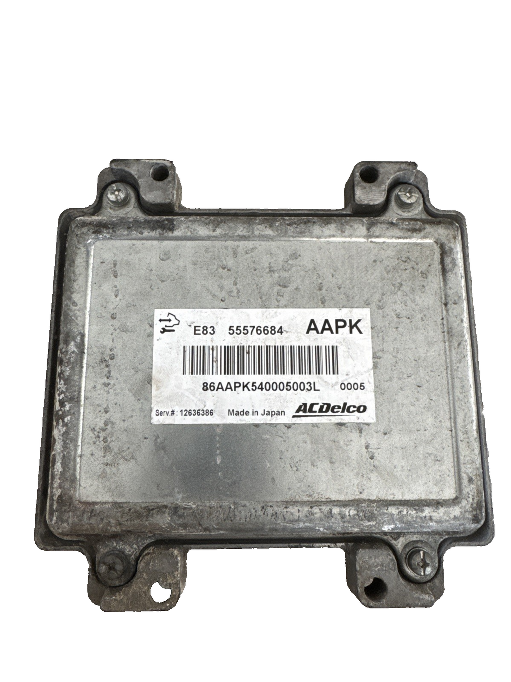 2009 VAUXHALL CORSA D 1.2 PETROL A12XER MK3 ENGINE ECU 55576684 AAPK
