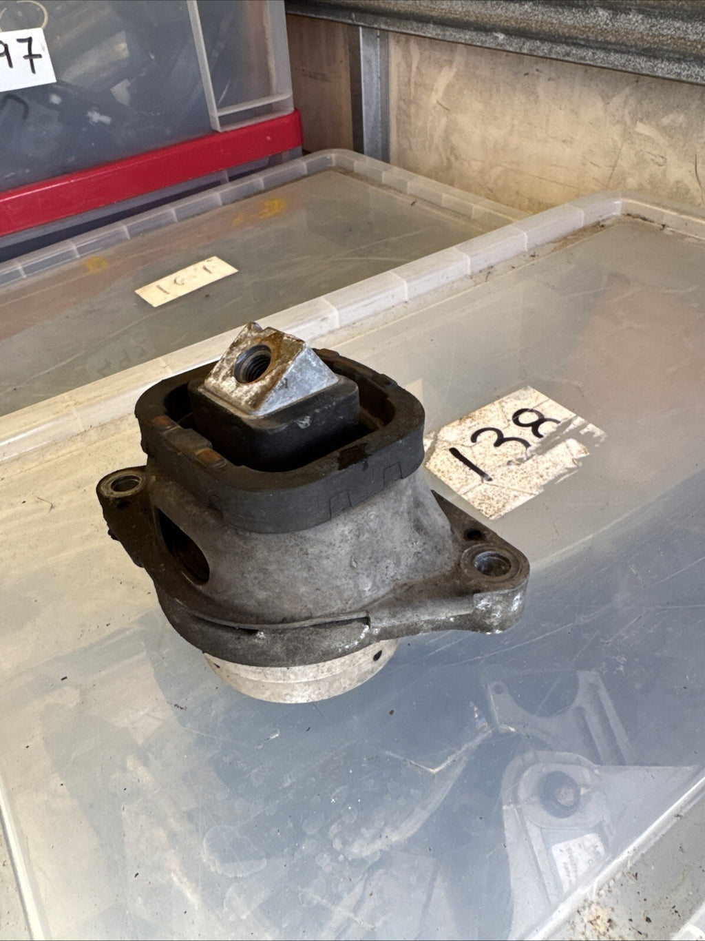 RANGE ROVER VOGUE L322 2010 4.4 DIESEL LEFT ENGINE MOUNT 7H42-6A002-AC