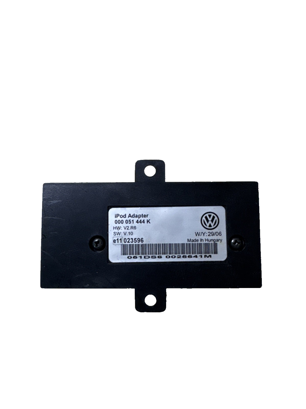 2008 VW EOS 2.0 CONVERTIBLE BMM IPOD ADAPTER GENUINE BOX 000051444K