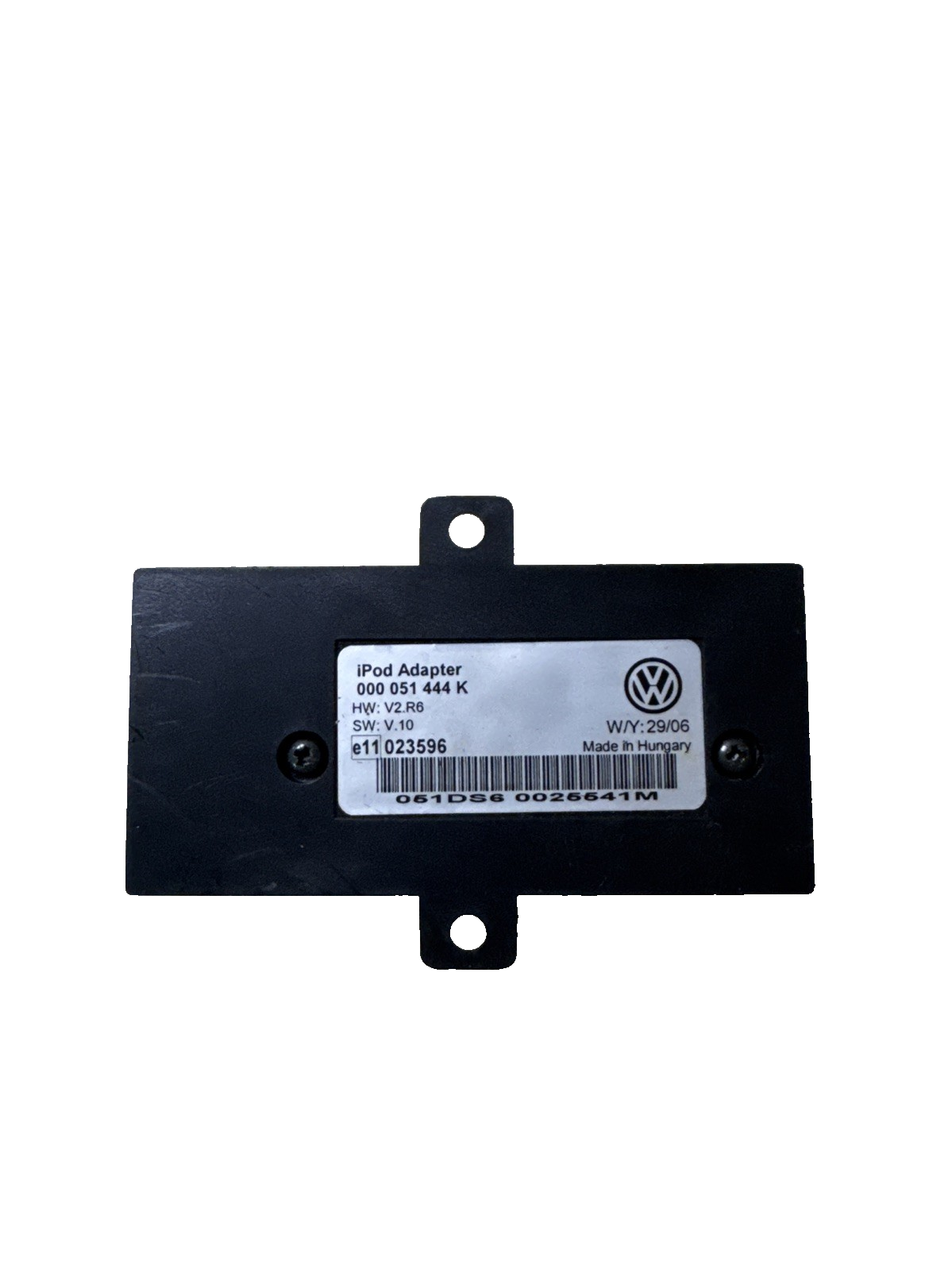 2008 VW EOS 2.0 CONVERTIBLE BMM IPOD ADAPTER GENUINE BOX 000051444K