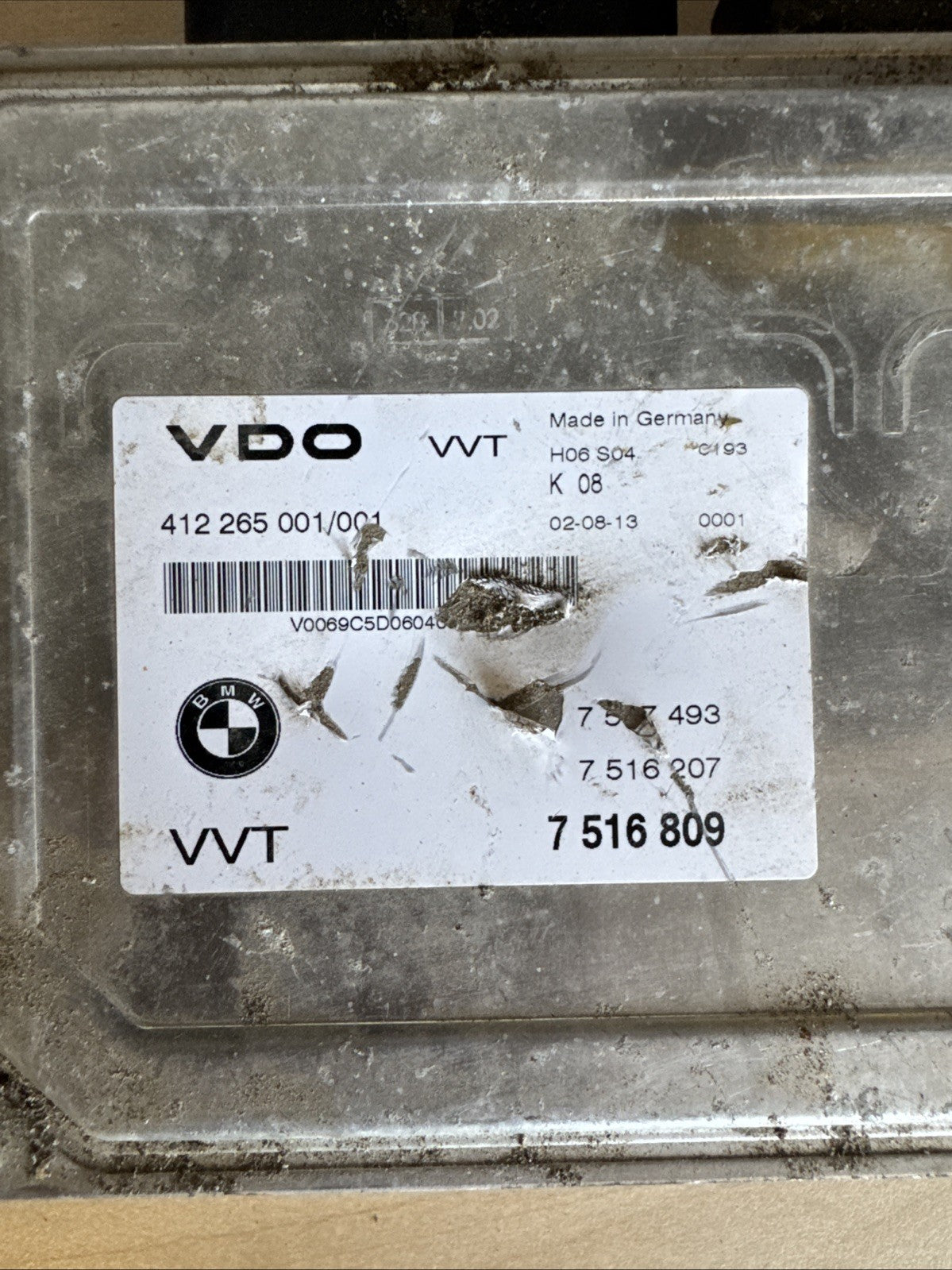2002 BMW 3 SERIES E46 1.8 PETROL ENGINE CONTROL UNIT ECU 7516809