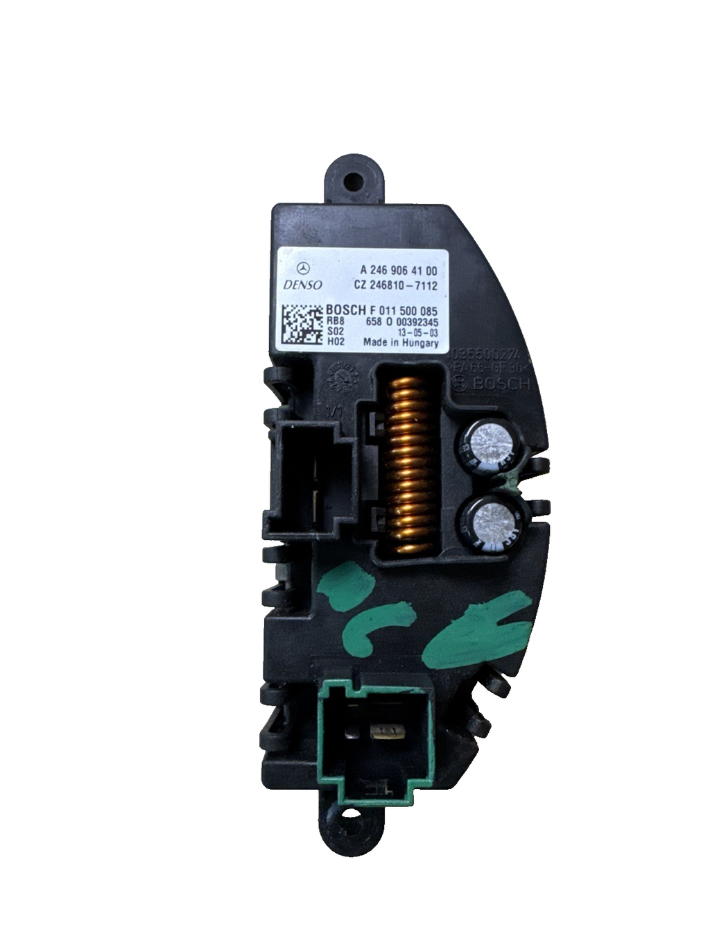 MERCEDES-BENZ A Class W176 Heater Fan Speed Resistor A2469064100