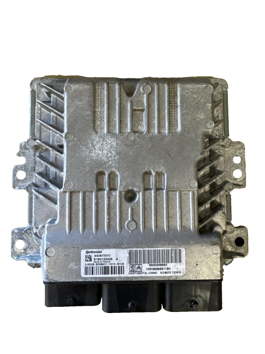 2012 PEUGEOT 3008 1.6 ENGINE CONTROL UNIT ECU 9666681180