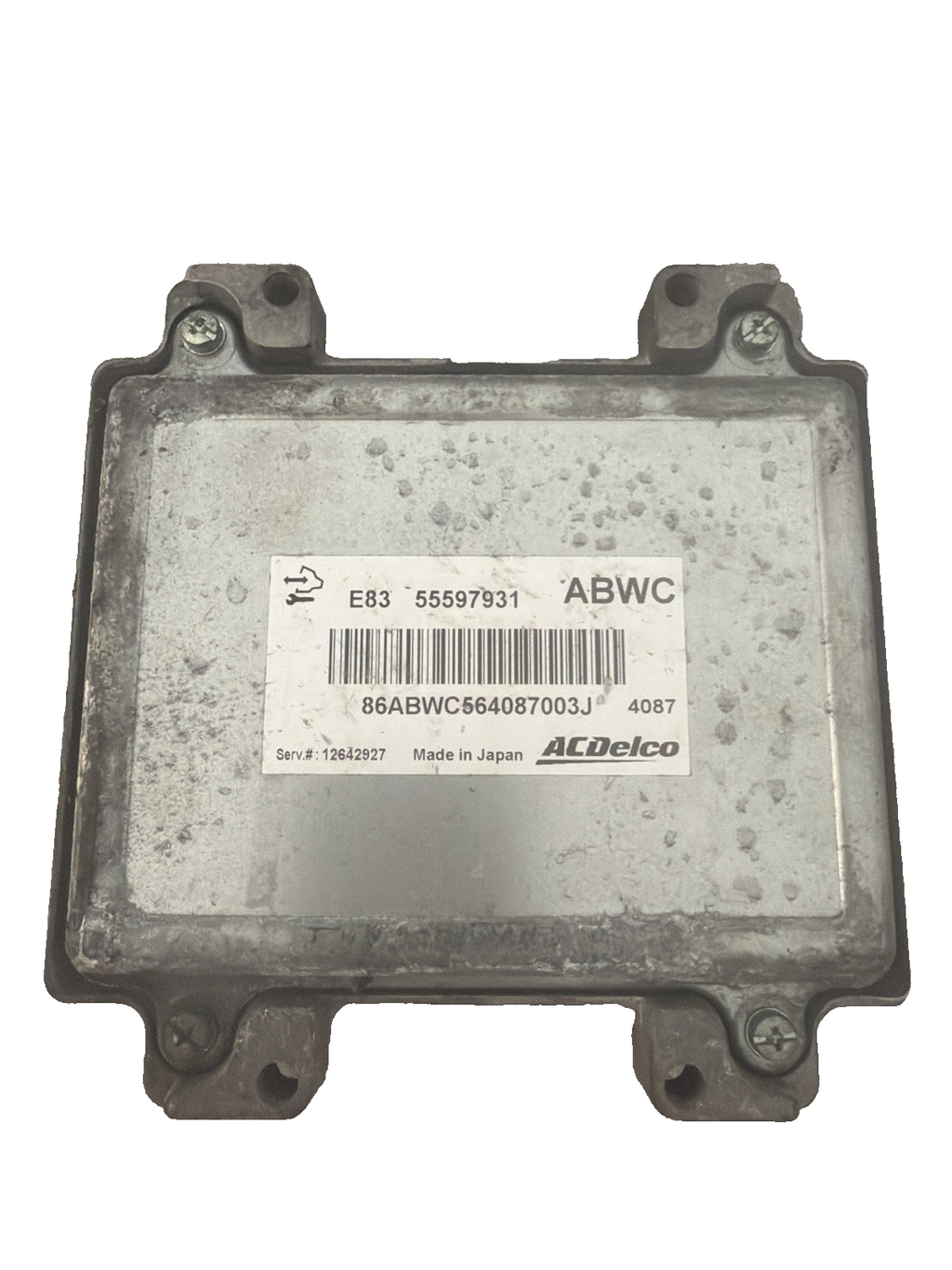 2013 VAUXHALL CORSA D 1.2 PETROL MK3 ENGINE ECU 55597931 ABWC