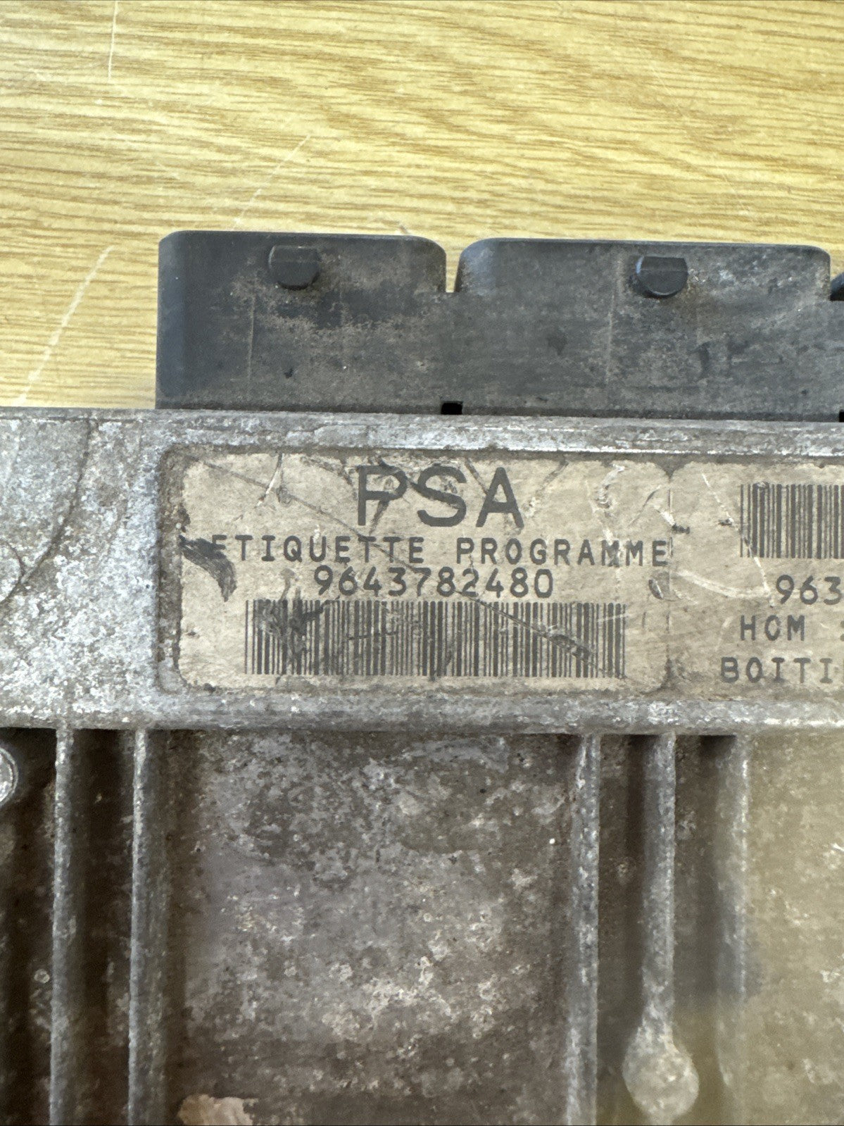 PEUGEOT 206 2A/C ENGINE CONTROL MODULE 9643782480