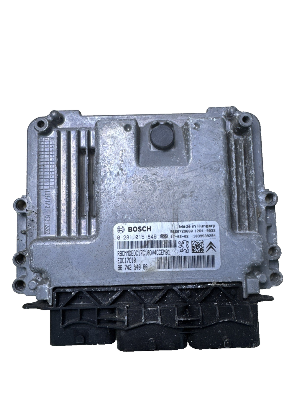 PEUGEOT CITROEN ENGINE CONTROL UNIT ECU 0281015849  9674254080