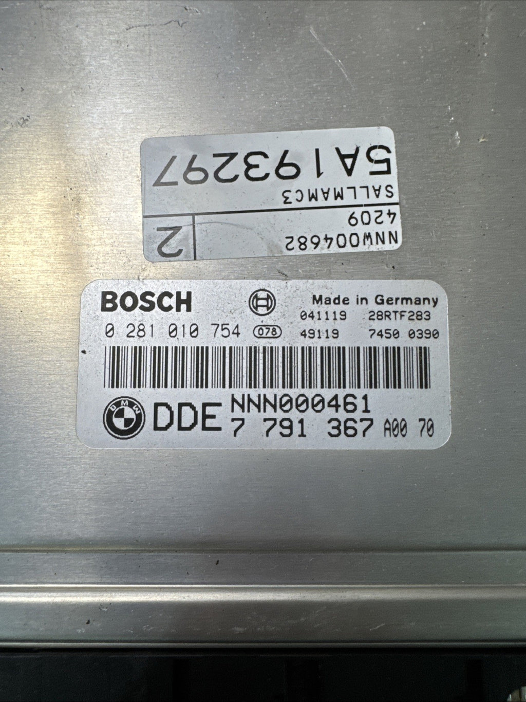 2004 RANGE ROVER L322 ENGINE ECU CONTROL UNIT NNN000461 3.0 IN WORKING ORDER