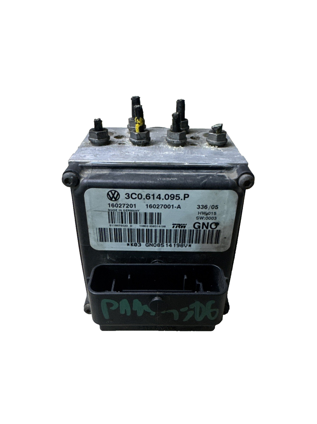 VOLKSWAGEN PASSAT 2006 2.0 TDI 4DR ABS PUMP 3C0614095P