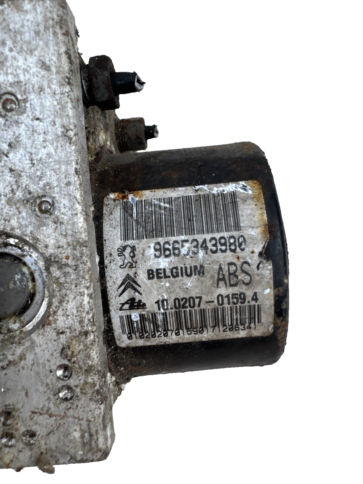 2009 PEUGEOT 207 ABS PUMP + MODULE 1.6 DIESEL DV6ATED4 (9HX) 9665343980
