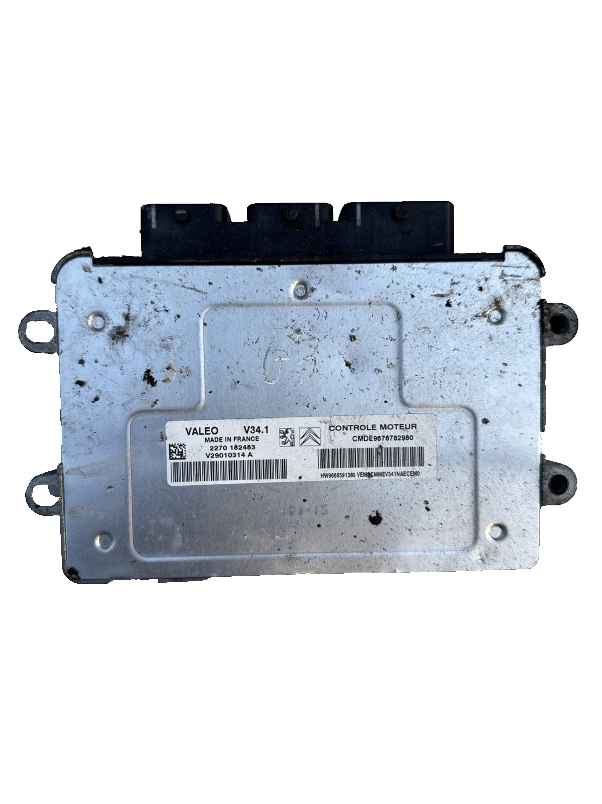 Citroen C3 Engine Control Unit ECU 1.1Petrol 2011 SC Pre-Facelift OEM 9676782980