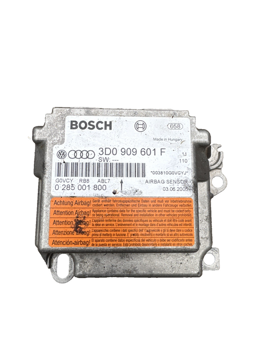 2005 VOLKSWAGEN TOUAREG AIRBAG CONTROL MODULE 3D0909601F