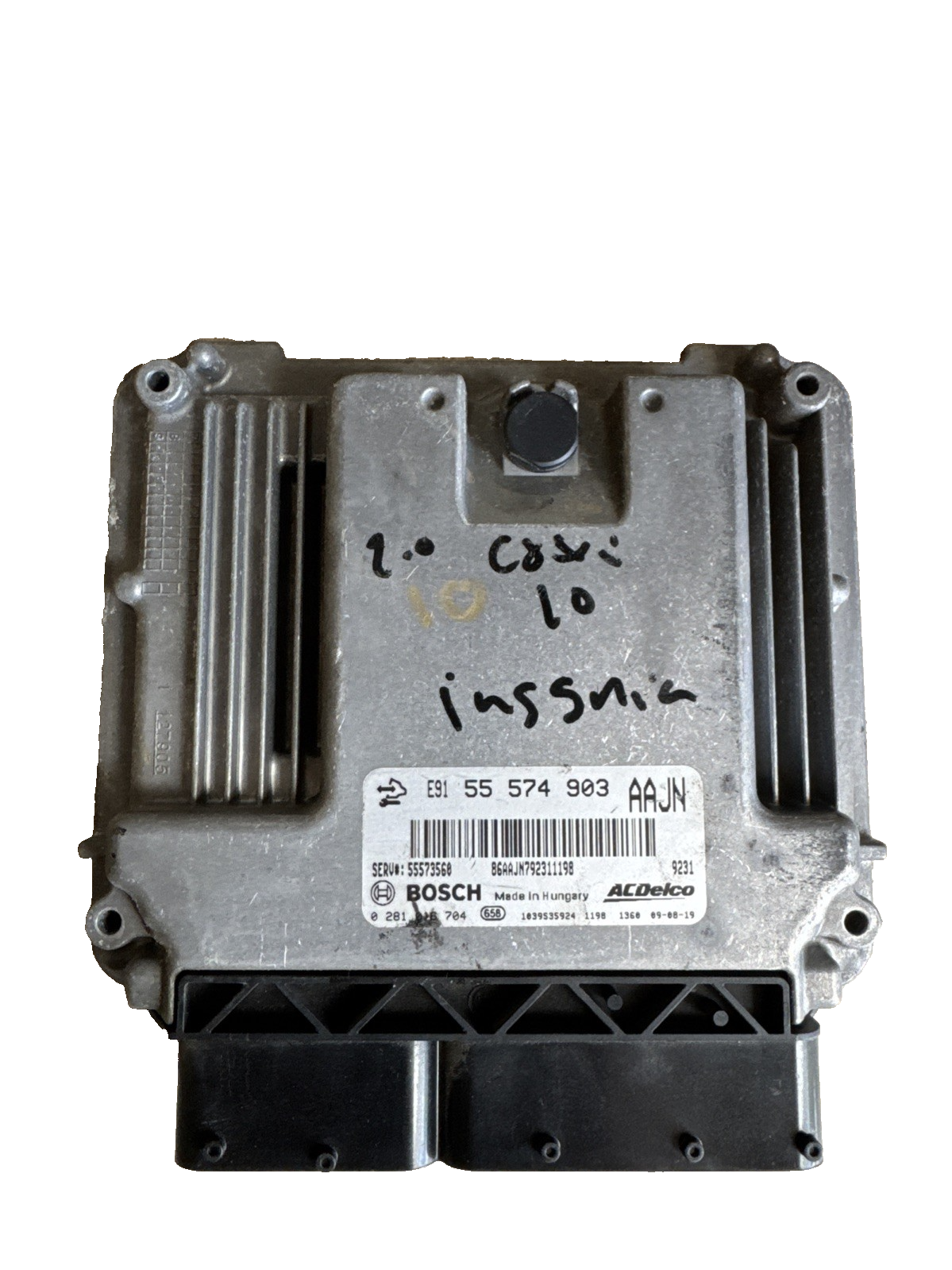 2009 VAUXHALL INSIGNIA 2.0 CDTi DIESEL ENGINE CONTROL UNIT ECU 55574903