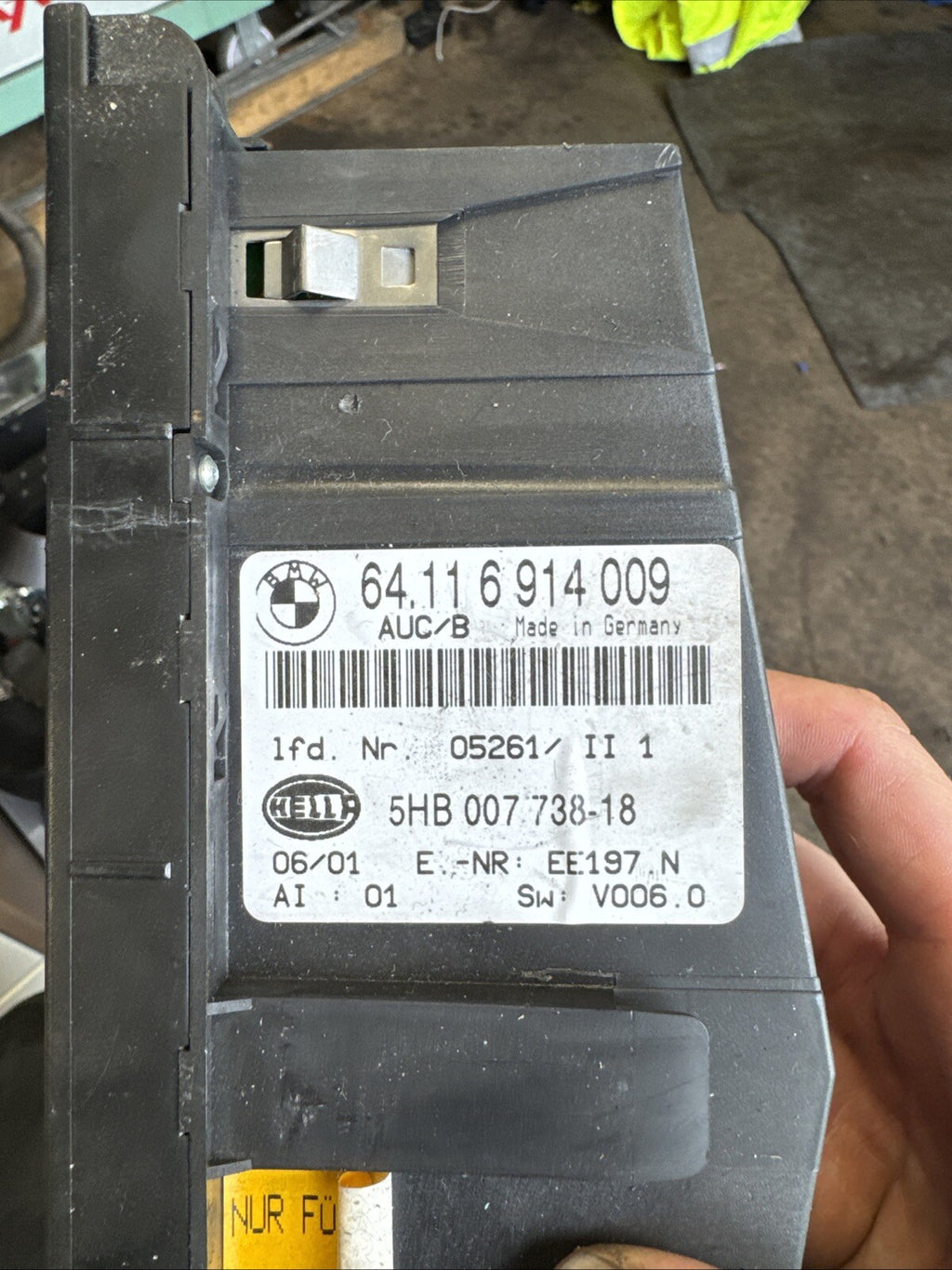 BMW E46 3 SERIES A/C HEATER CLIMATE CONTROL UNIT 6411 6914009