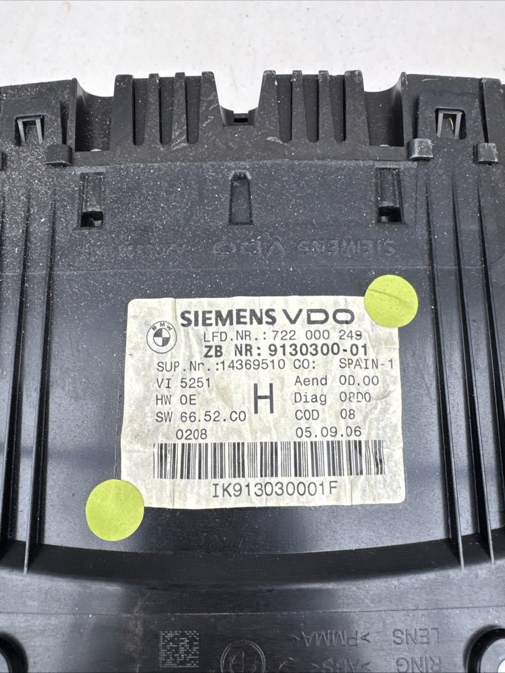BMW 3 Series E90 E91 E92 Diesel Automatic Instrument Speedometer Clocks 9187087