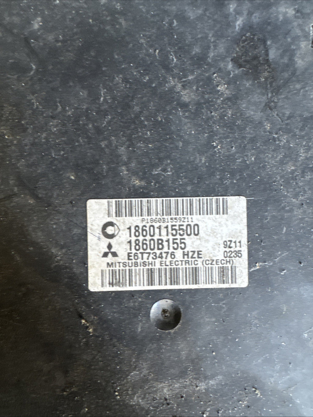 MITSUBISHI COLT 2009 MK6 5DR ENGINE CONTROL UNIT ECU 1860115500
