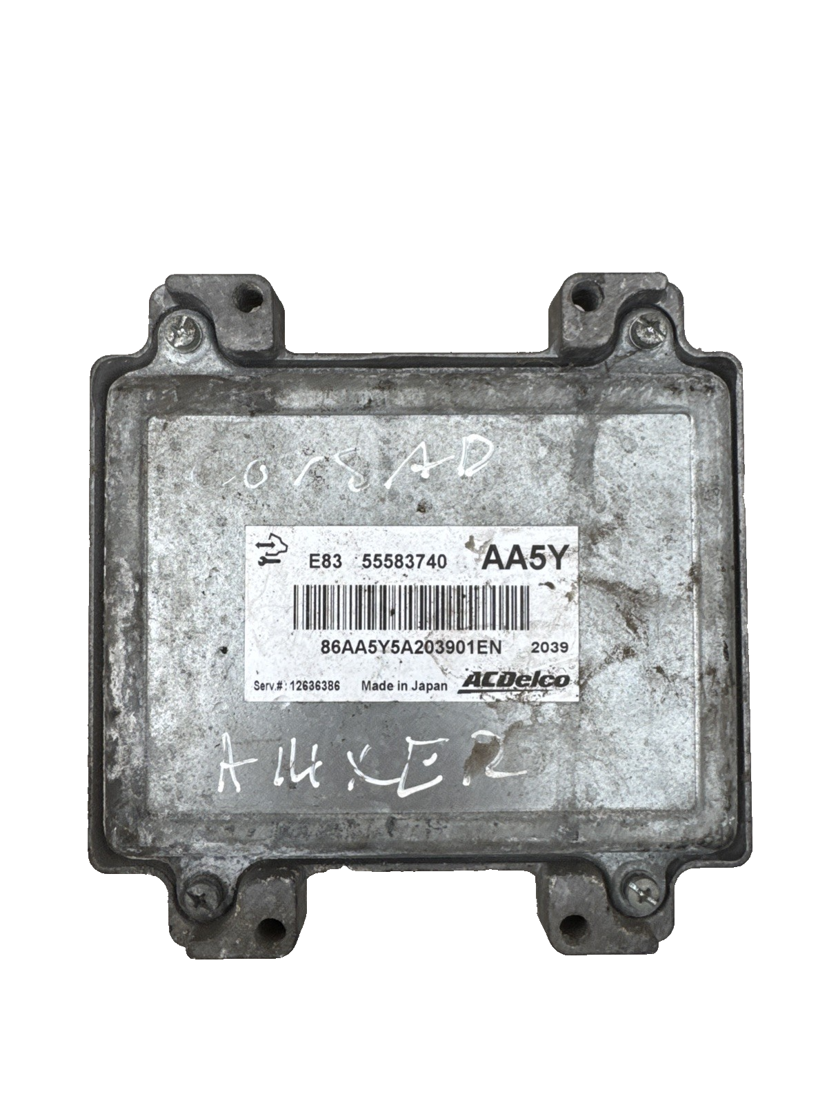 VAUXHALL CORSA ENGINE CONTROL MODULE ECU 1.2 PETROL 55583740 D MK4 2011 - 2014