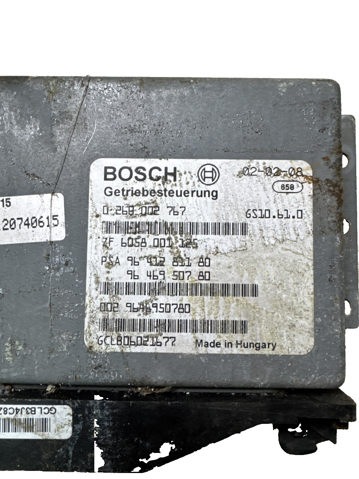 PEUGEOT ENGINE CONTROL UNIT ECU 0260002767 9646950780 9646950780