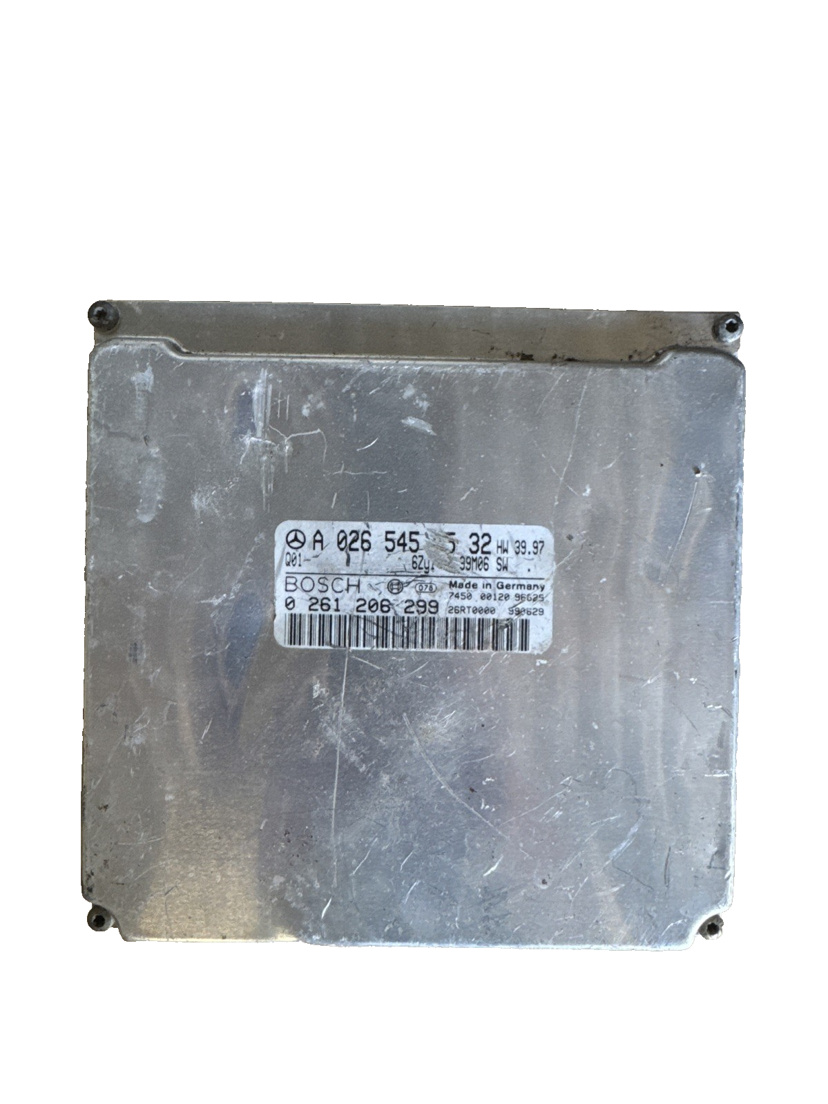 1999 MERCEDES C CLASS C240 SPORT ENGINE CONTROL ECU A0265456532 0261206299
