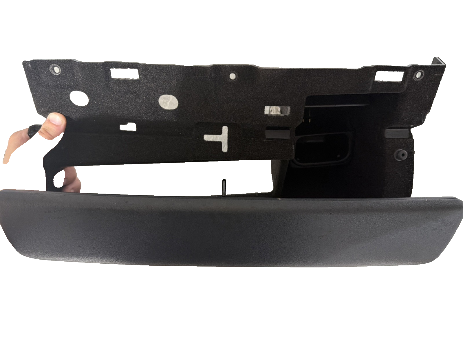 RANGE ROVER VOGUE L322 06-12 UPPER GLOVE COMPARTMENT LINER BLACK PVC FFB500870