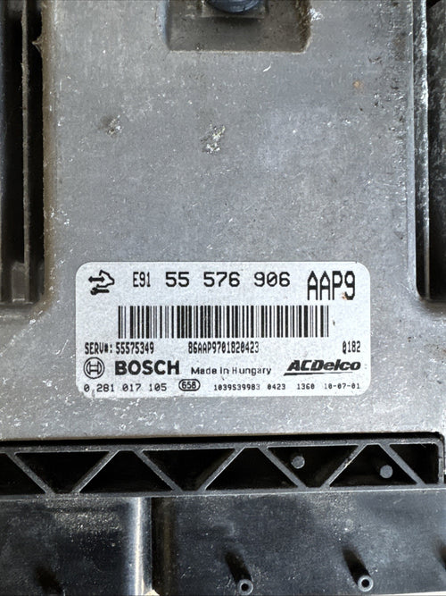2010 VAUXHALL INSIGNIA 2.0 CDTi ENGINE CONTROL ECU 55576906 AAP9