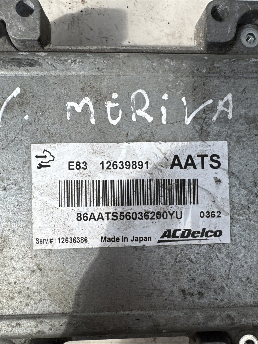 VAUXHALL INSIGNIA A MK1 ENGINE CONTROL MODULE ECU 1.8 PETROL 12639891