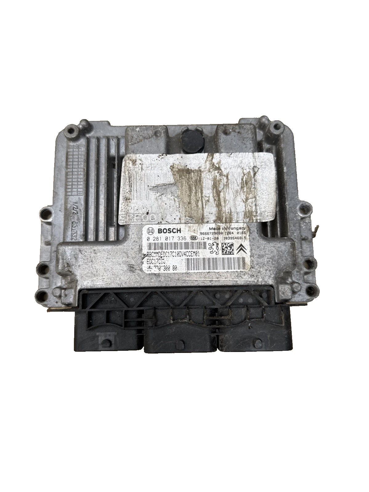 9677030080 PEUGEOT 1.4 HDI Bosch 0281017336 Engine ECU CITROEN