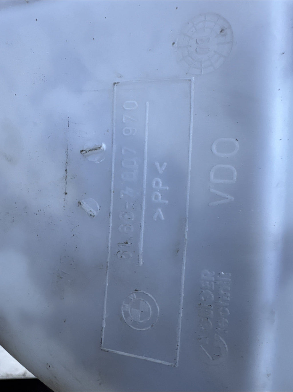 BMW 3 Series E46 Windscreen Washer Fluid Reservoir Bottle 7007970