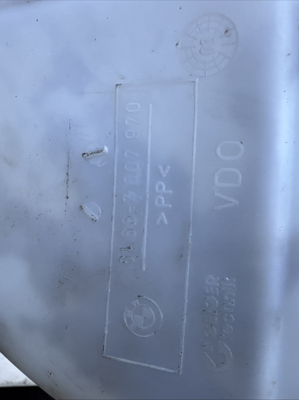 BMW 3 Series E46 Windscreen Washer Fluid Reservoir Bottle 7007970
