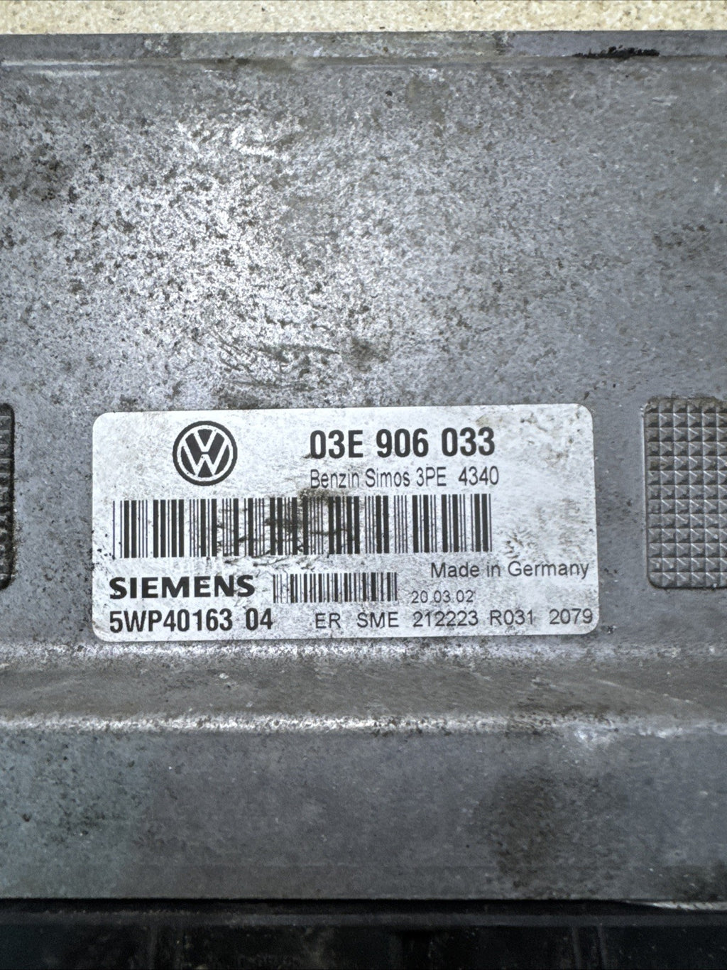 SEAT IBIZA 1.2 ENGINE CONTROL ECU 03E906033