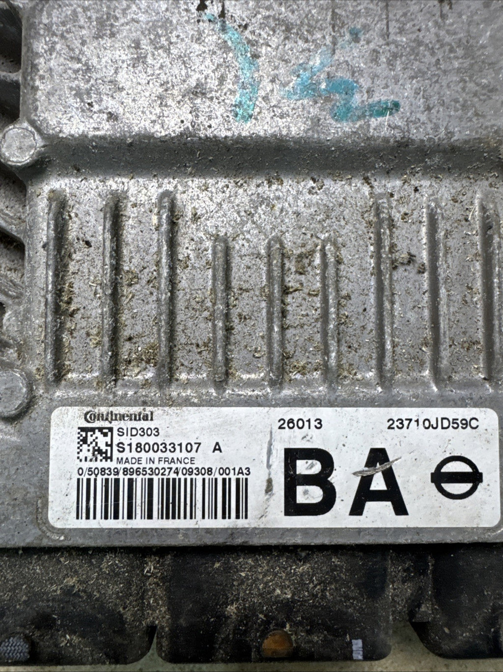 NISSAN QASHQAI ACENTA DCI 1.6 2009 MK1 5DR ENGINE CONTROL UNIT ECU S180033107 A