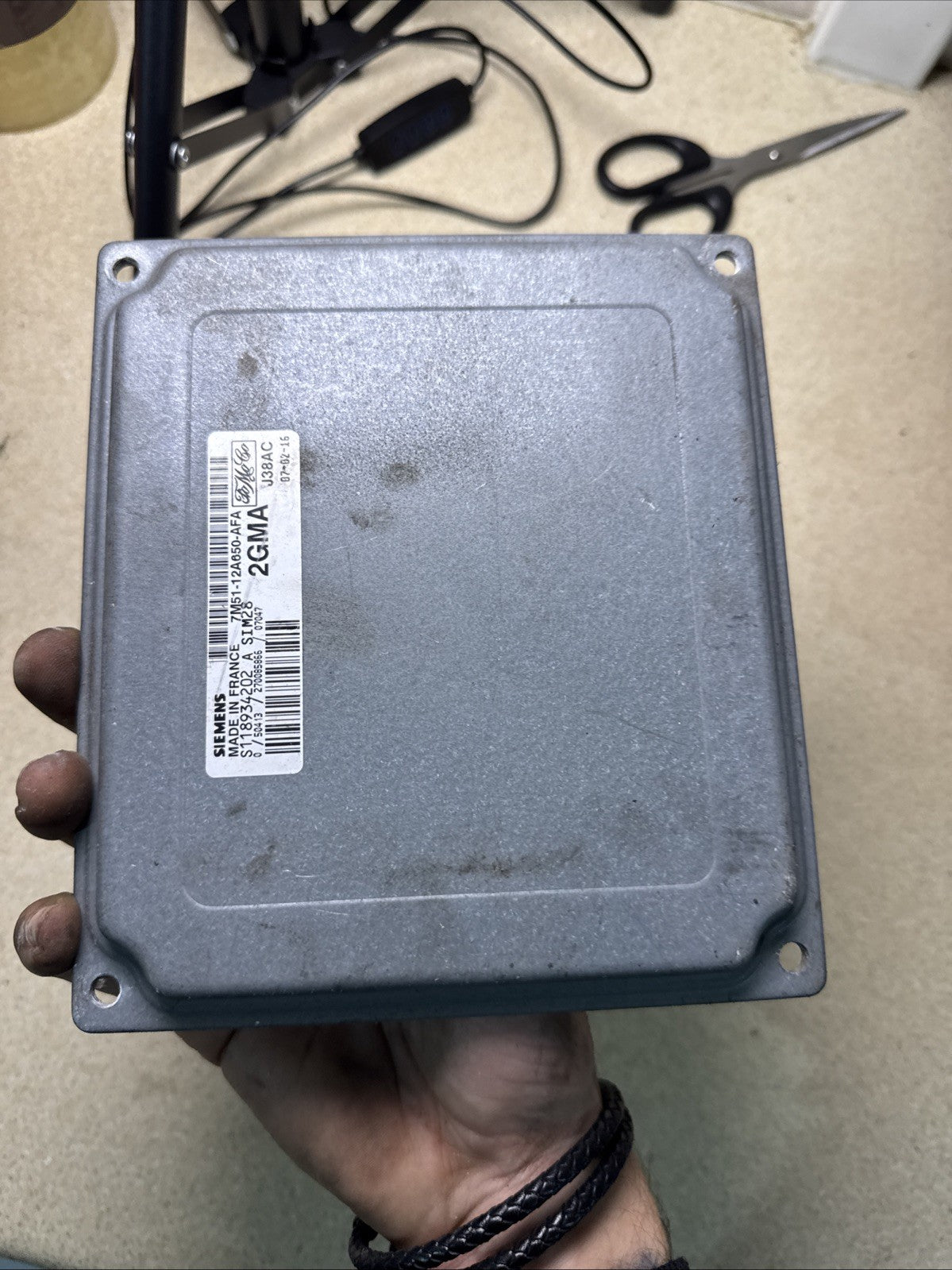 2007 FORD FOCUS  ENGINE CONTROL UNIT ECU 7M5112A650AFA