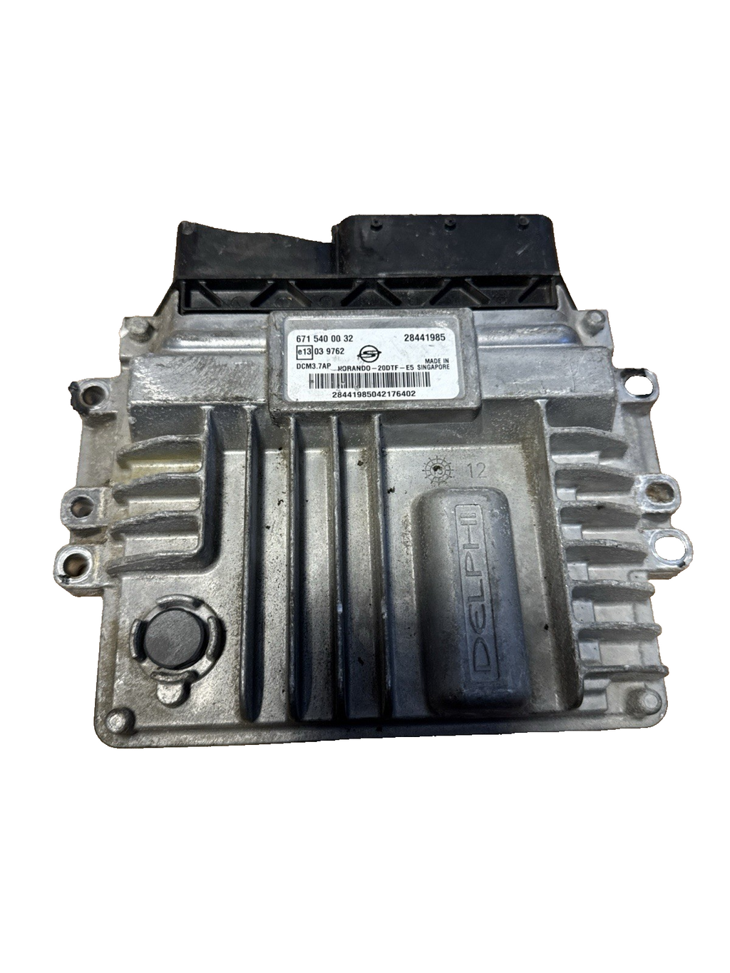 2012 SSANGYONG KORANDO 2.0 DIESEL ENGINE CONTROL UNIT ECU 6715400032
