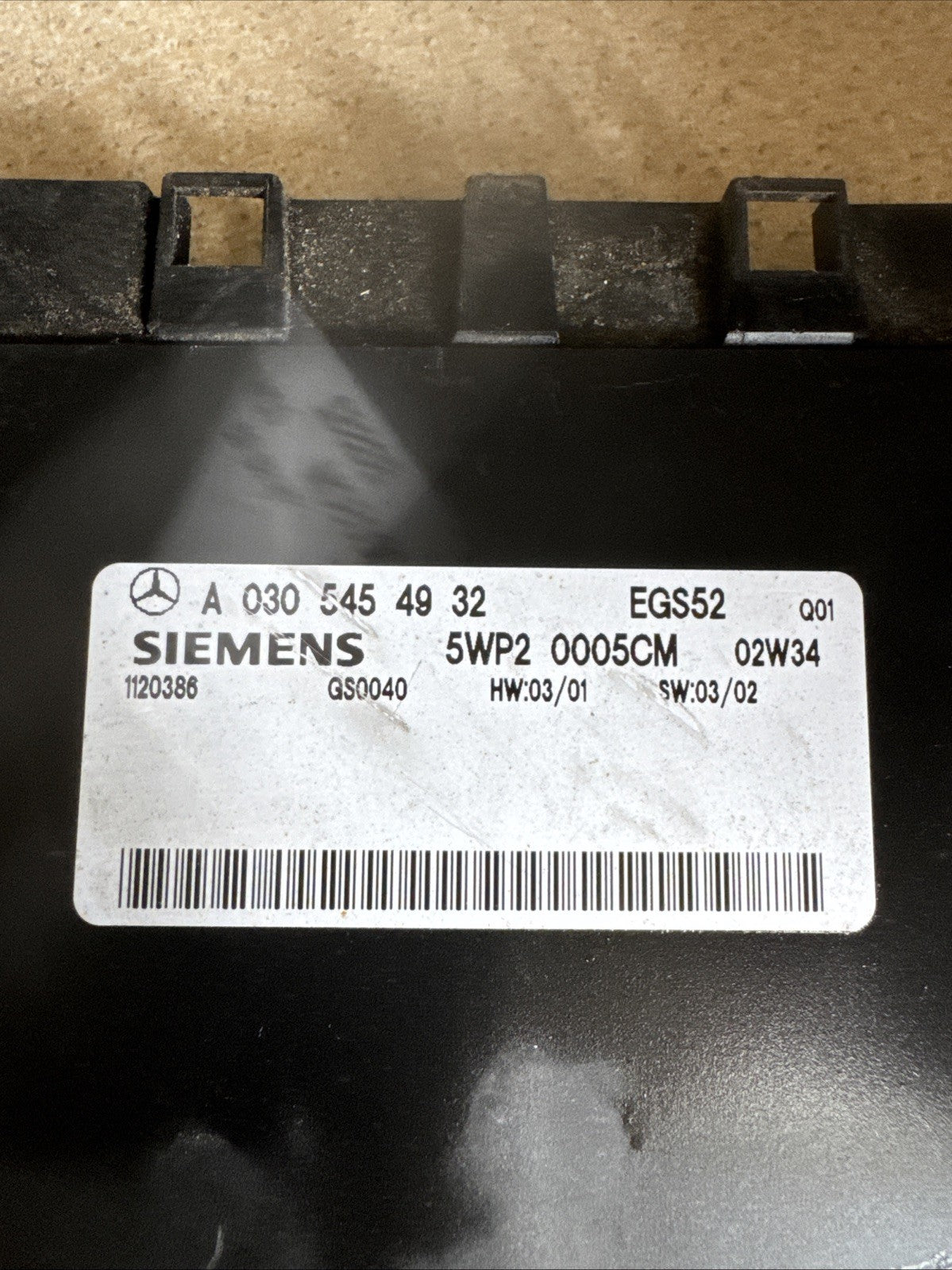 MERCEDES-BENZ 2002-2008 GEARBOX CONTROL UNIT ECU A0305454932