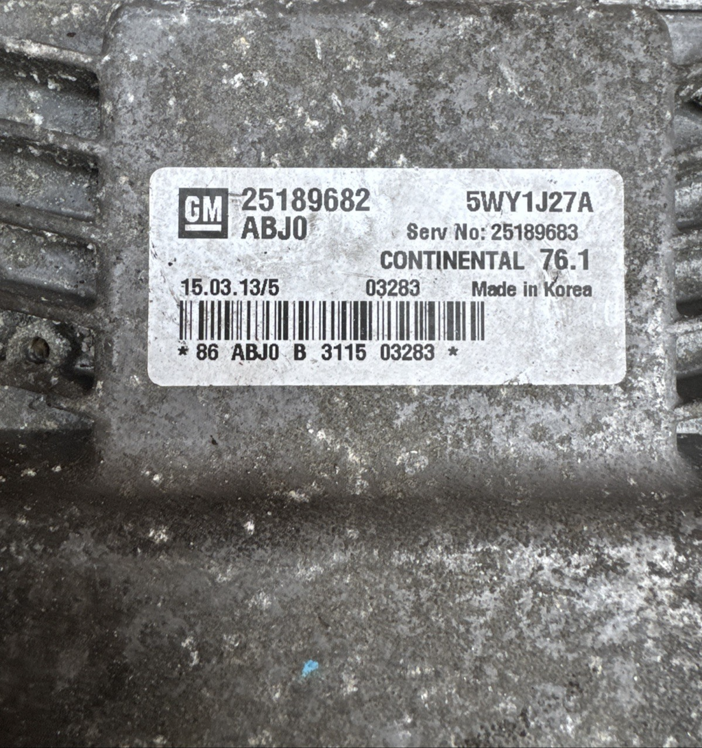 25189682 Chevrolet ENGINE ECU