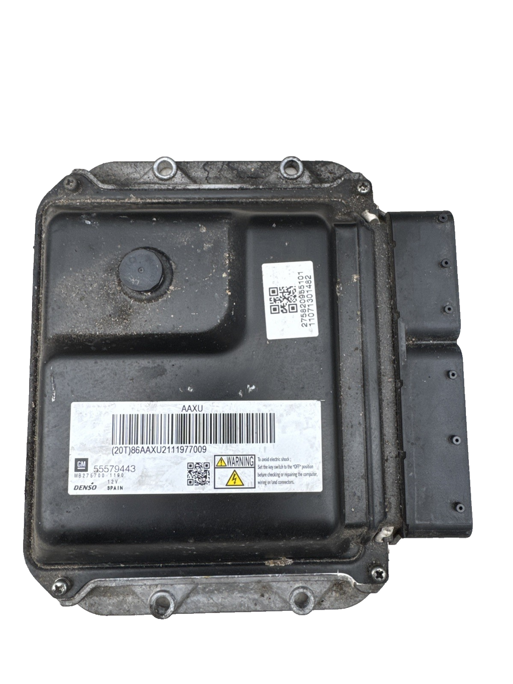 VAUXHALL ASTRA J 2010 MK6 5DR 1.7 ENGINE CONTROL UNIT 55579443