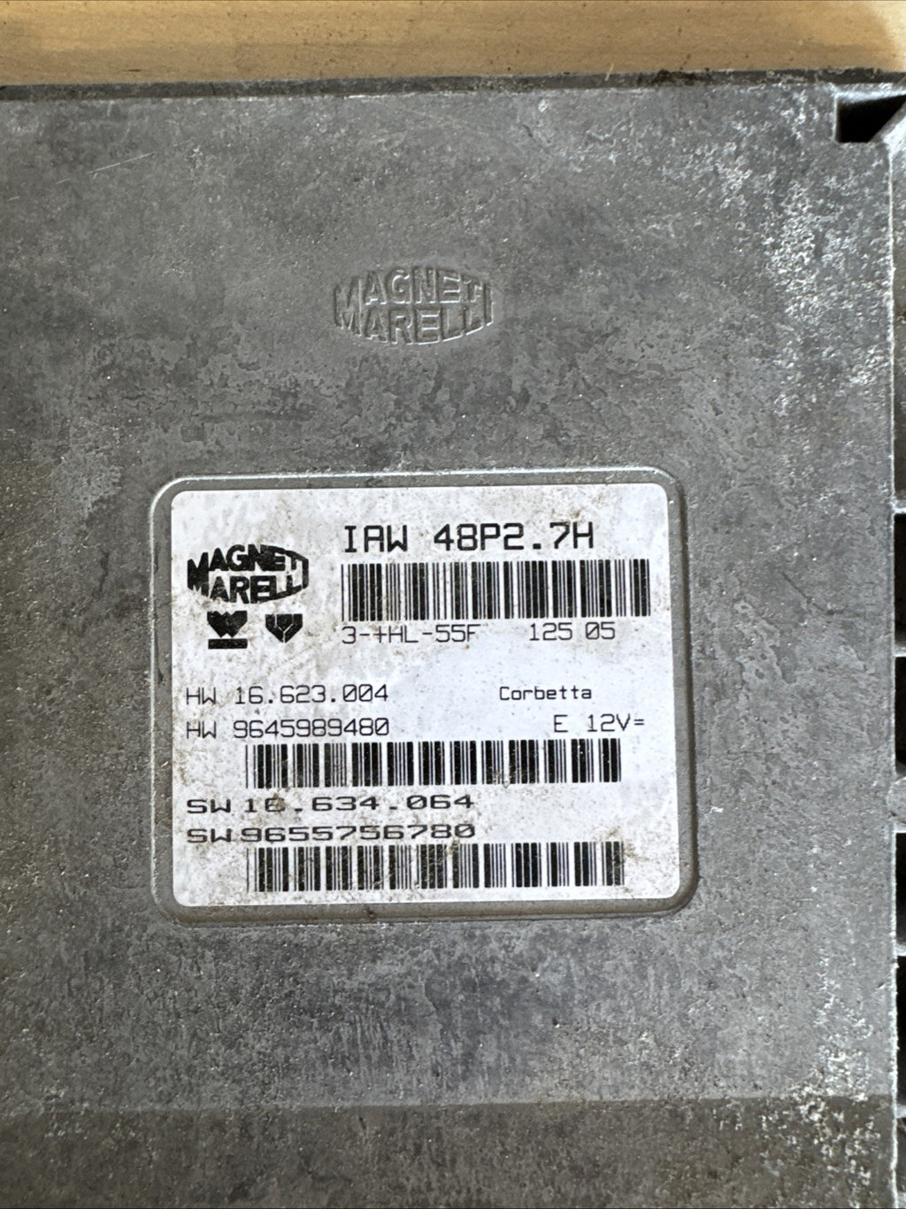 CITROEN C2 1.1i LX 3DR MK1 2004 ENGINE CONTROL UNIT ECU 9645989480