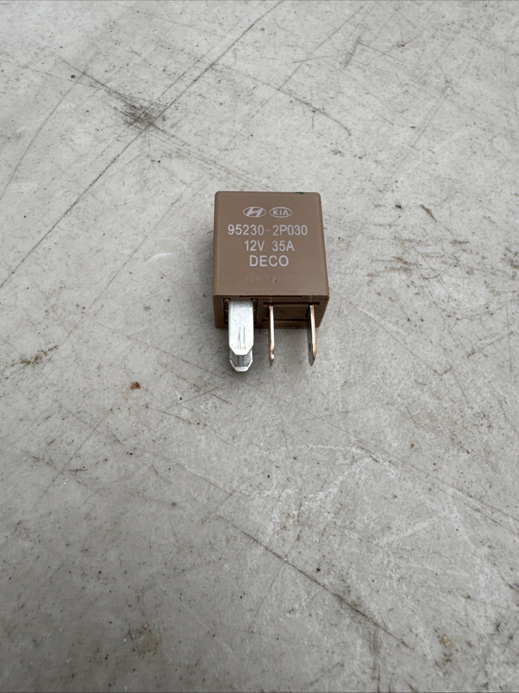 661-Kia Hyundai 2005-2015 Multi-Use 4-Pin Brown Relay Deco 95230-2P030 12V 35A