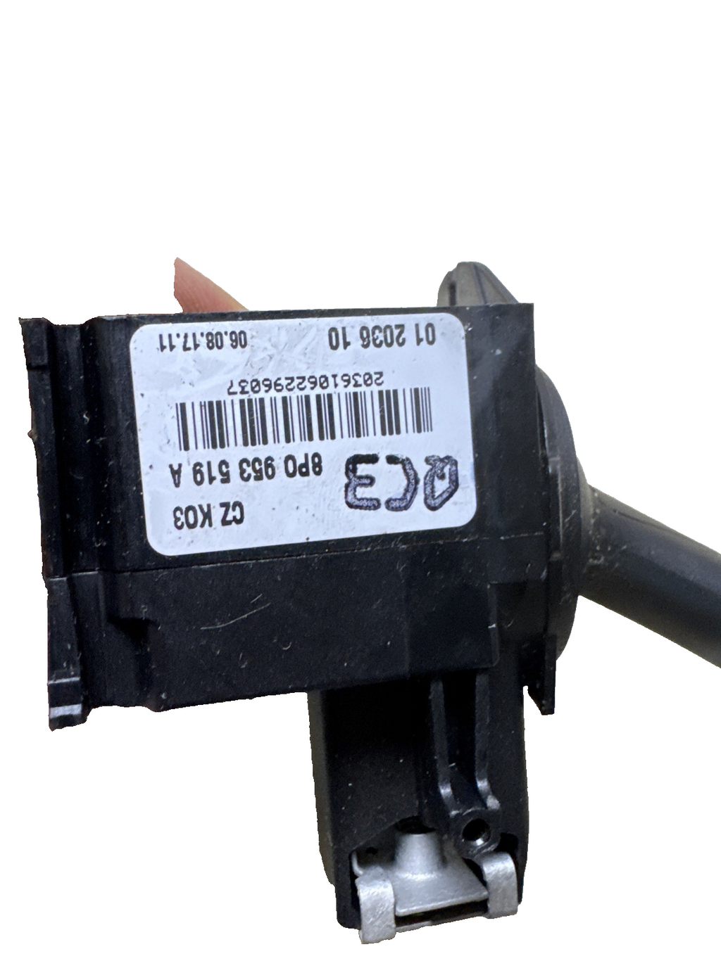 AUDI A3 8P WIPER CONTROL WIPER STALK ARM SWITCH ASSEMBLY  8P0953519A 2004 - 2012