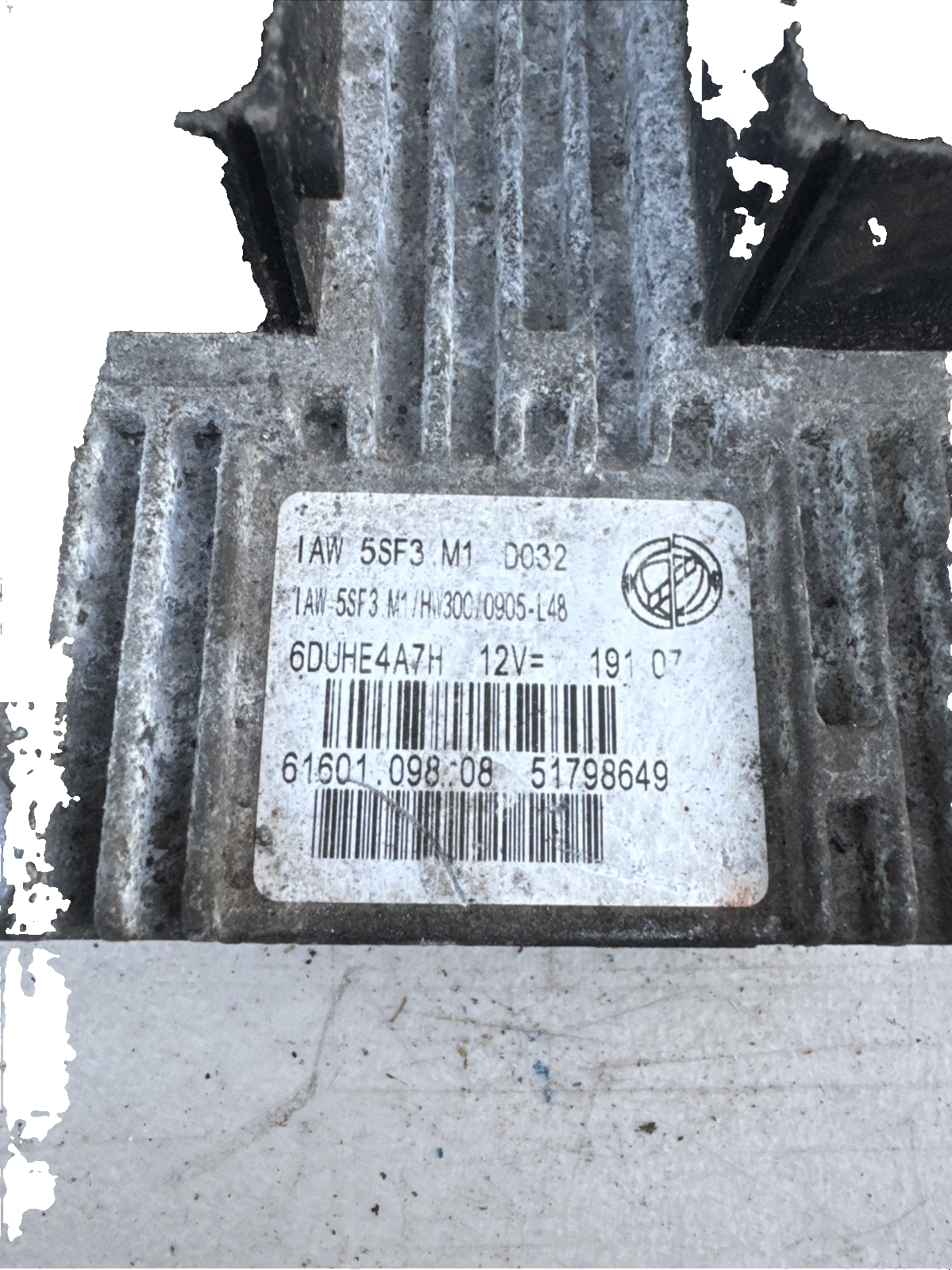 2006 - 2010 FIAT GRANDE PUNTO 1.2 PETROL ENGINE ECU CONTROL MODULE 51798649