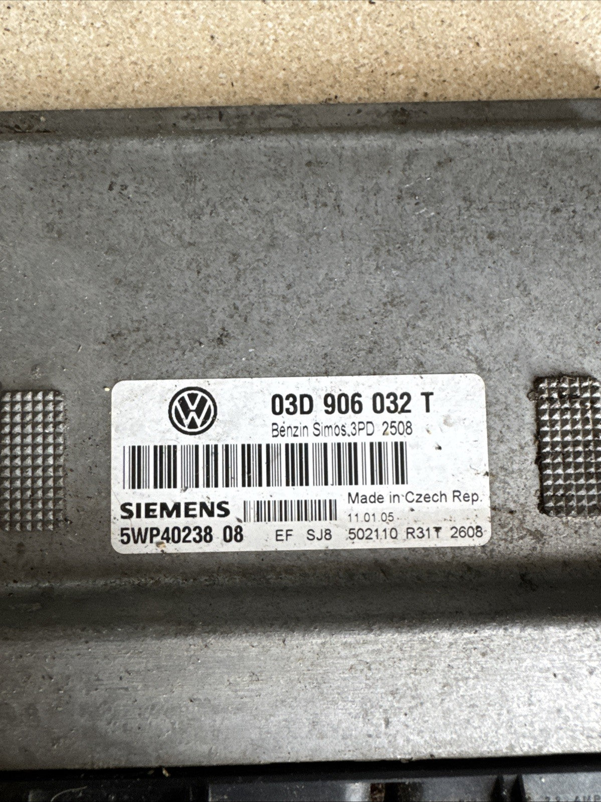 2006 VW POLO 1.2 PETROL ENGINE CONTROL UNIT ECU 03D906032T