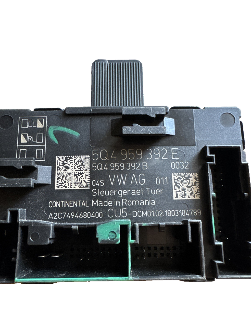 SEAT LEON MK3 DOOR CONTROL MODULE FRONT PASSENGER 5Q4959392E 2013-2020