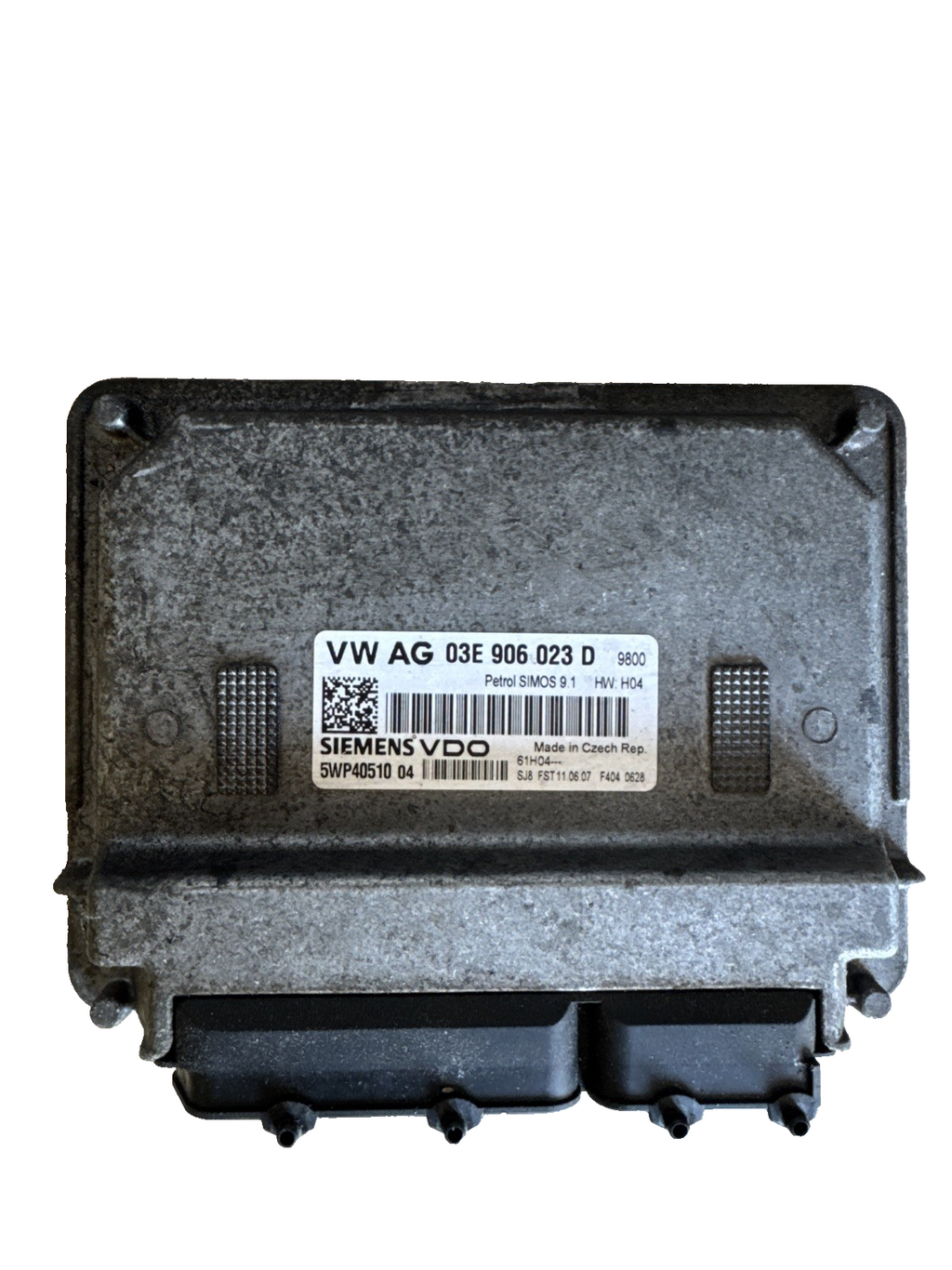 SEAT IBIZA 2007 1.2 PETROL MK3 3DR ENGINE CONTROL UNIT ECU 03E906023D