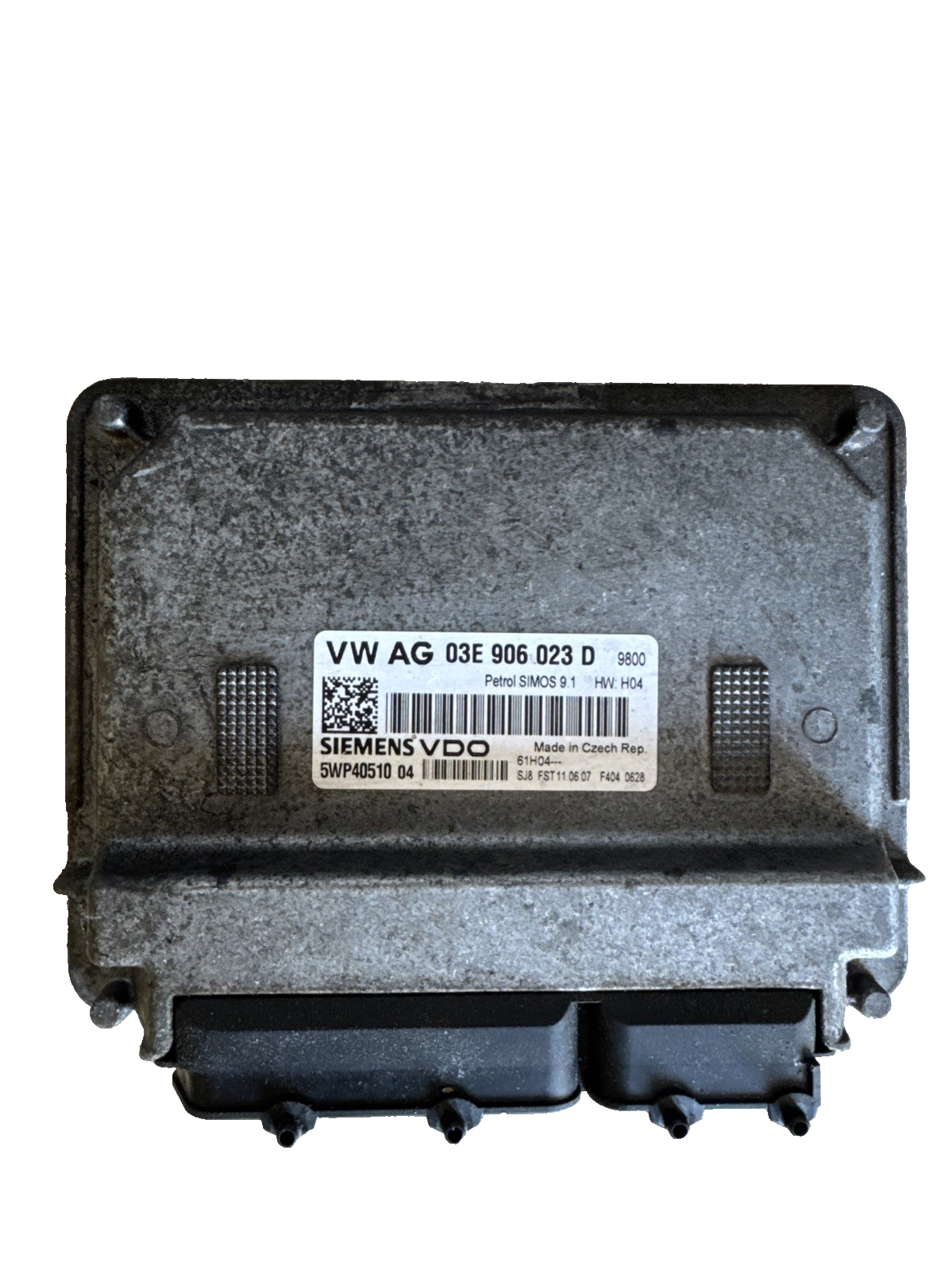 SEAT IBIZA 2007 1.2 PETROL MK3 3DR ENGINE CONTROL UNIT ECU 03E906023D