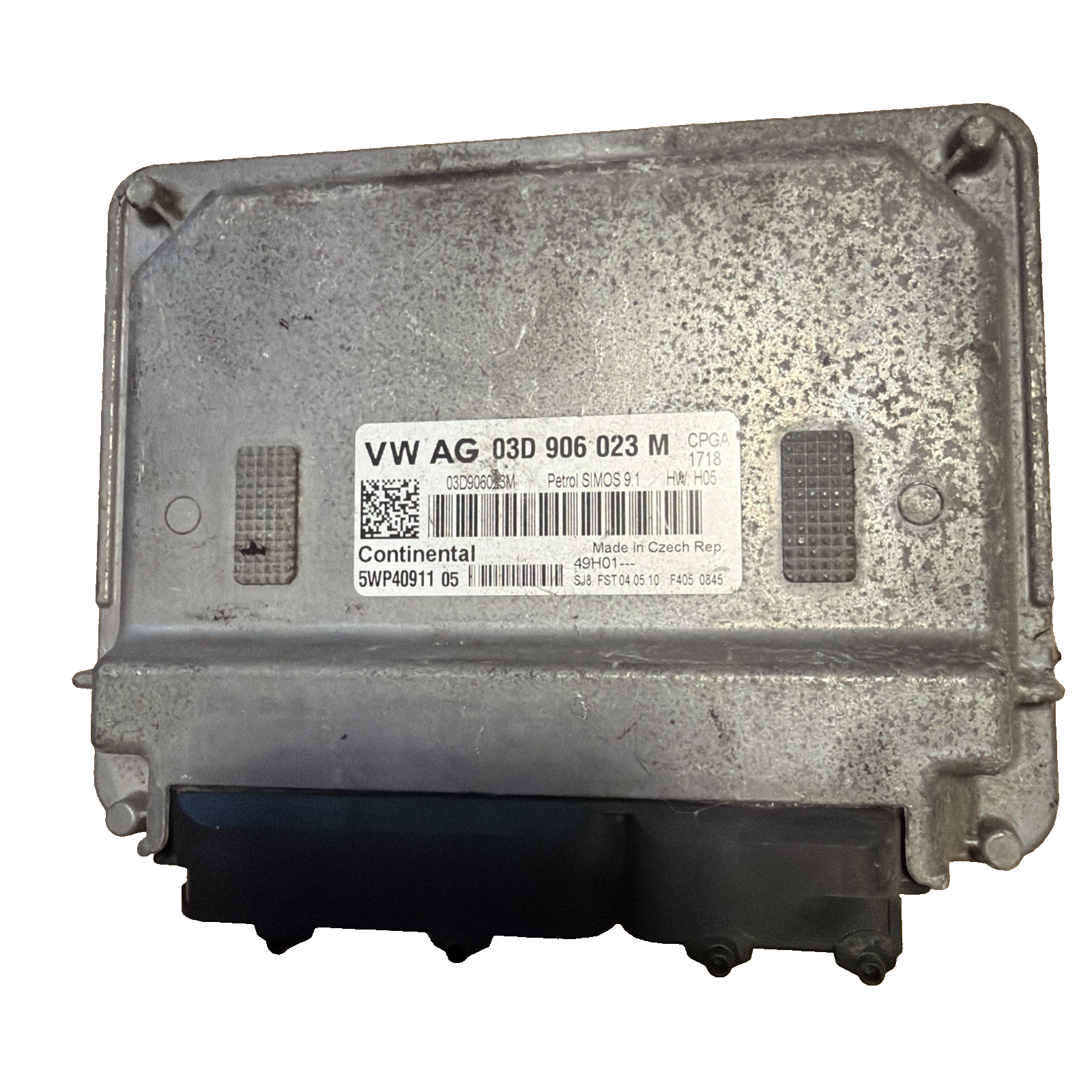 SEAT IBIZA 6L (2002 > 2009) ENGINE CONTROL UNIT ECU 1.2 PETROL 03D906023M