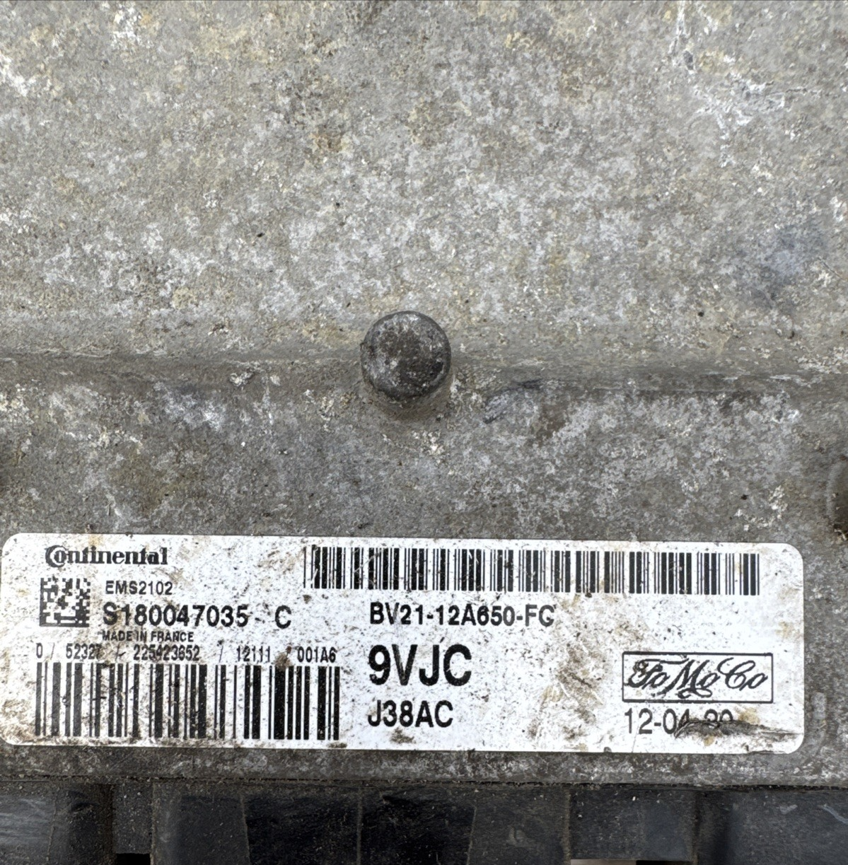 FORD FIESTA ENGINE ECU CONTROL UNIT ECU MK7 B299 ZETEC 1.2 PETROL  BV2112A650FC