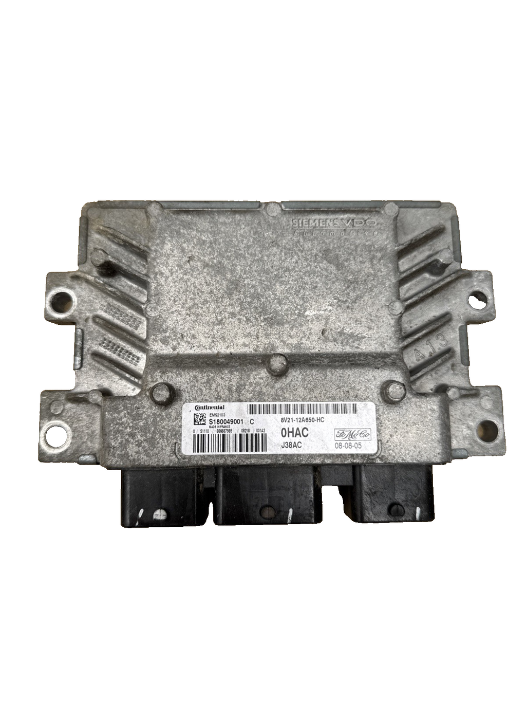 Ford Fiesta 2008-2012 - Zetec S - 1.6 petrol - ECU E.C.U 8V21-12A650-HC 406