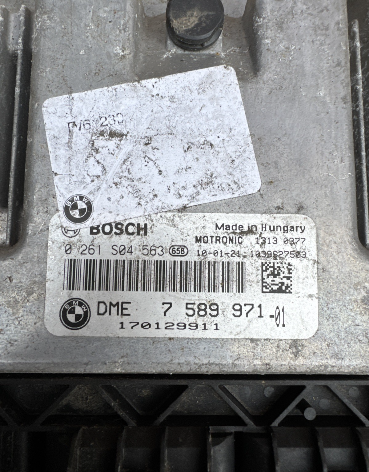 MINI HATCH ENGINE ECU COOPER R56 ENGINE CONTROL UNIT 1.6 PETROL  #7589971-01