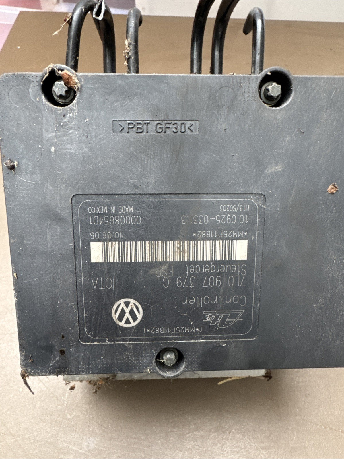 2004 Vw Touareg 3.2 Petrol ABS Pump & Control Module 7L0907379C 7L0614111D