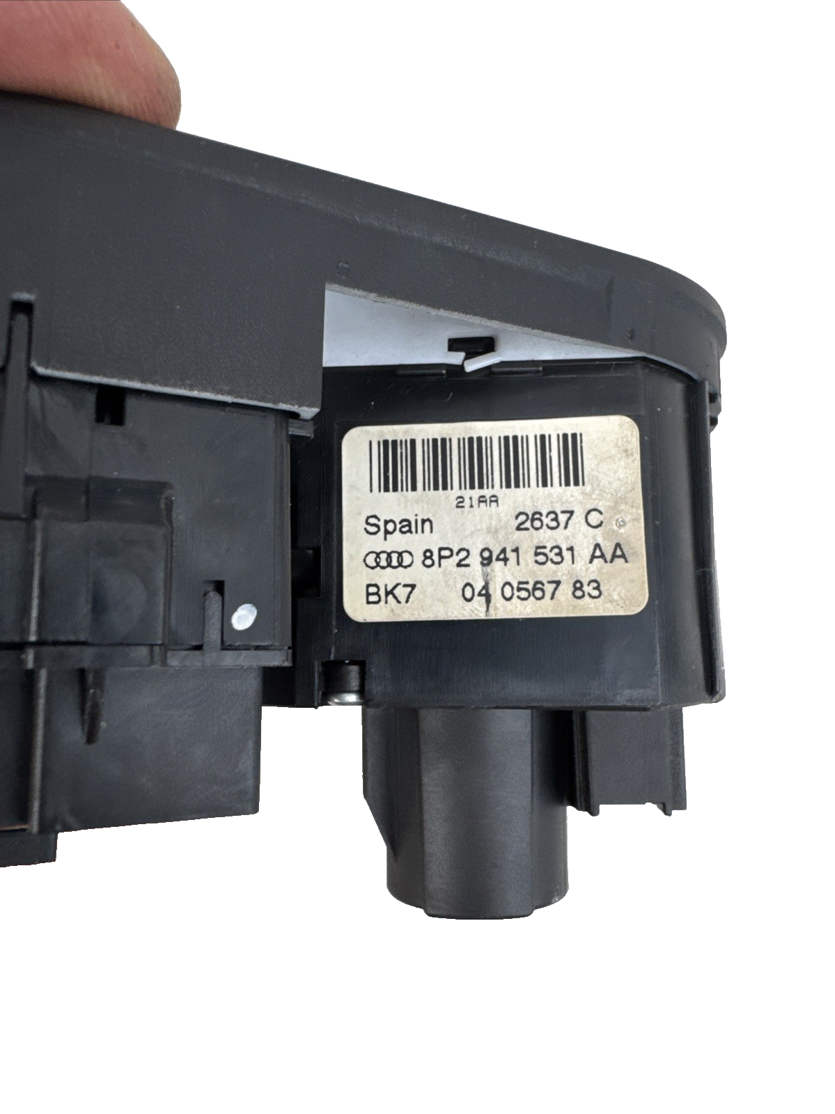 2009 AUDI A3 8P HEADLIGHT CONTROL SWITCH 8P2941531AA #2