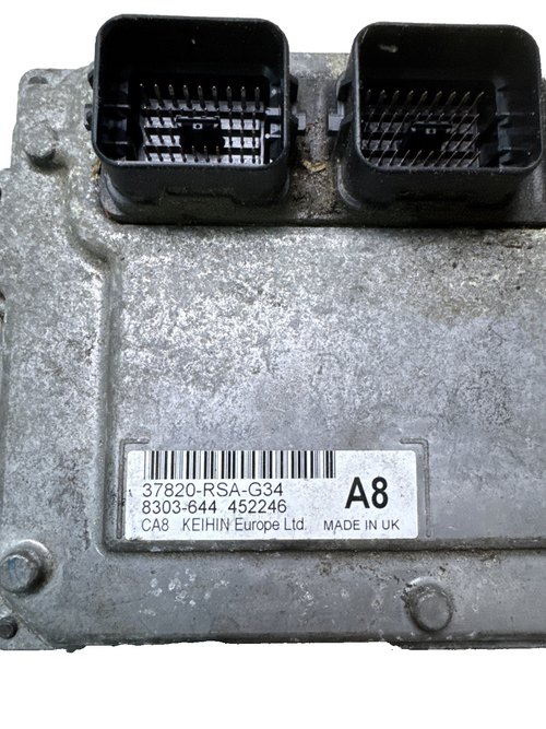 2006-2011 HONDA CIVIC MK8 1.8 PETROL VTEC ENGINE CONTROL UNIT ECU 37820RSAG34